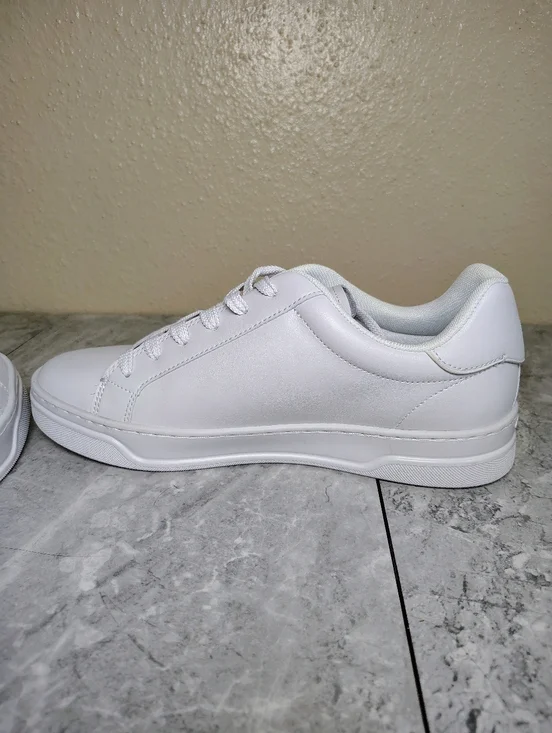 Coach White Leather Low Top Sneakers Women’s Size 9.5 NIB - Picture 9 of 14